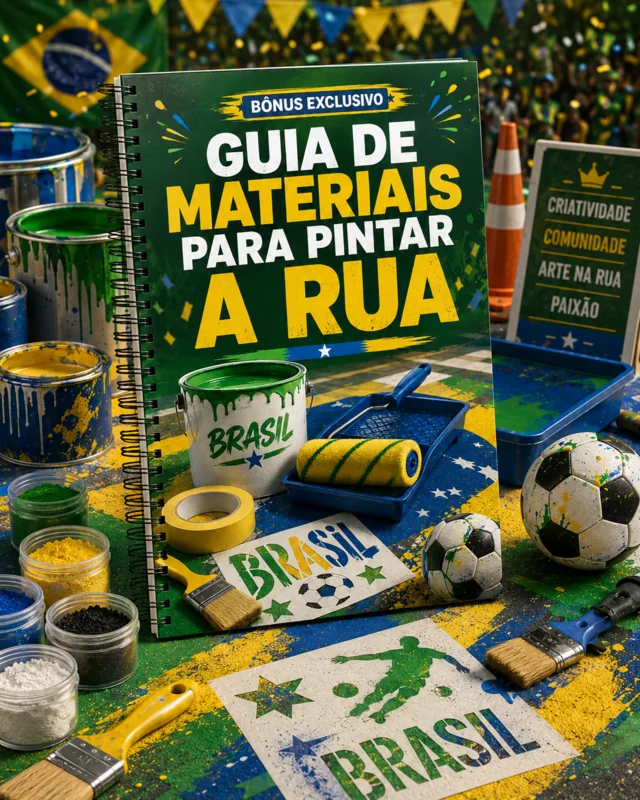 Capa do Guia de Materiais para Pintar a Rua