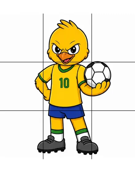 Mascote colorido